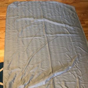 Gray blanket/throw never used
